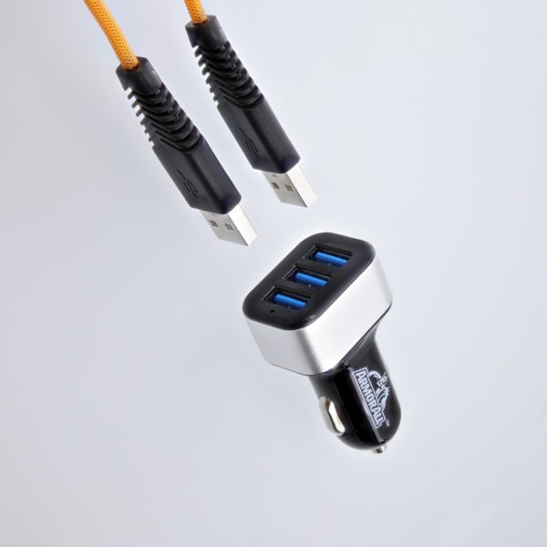 4.4 Amp 3-Port USB Car Charger