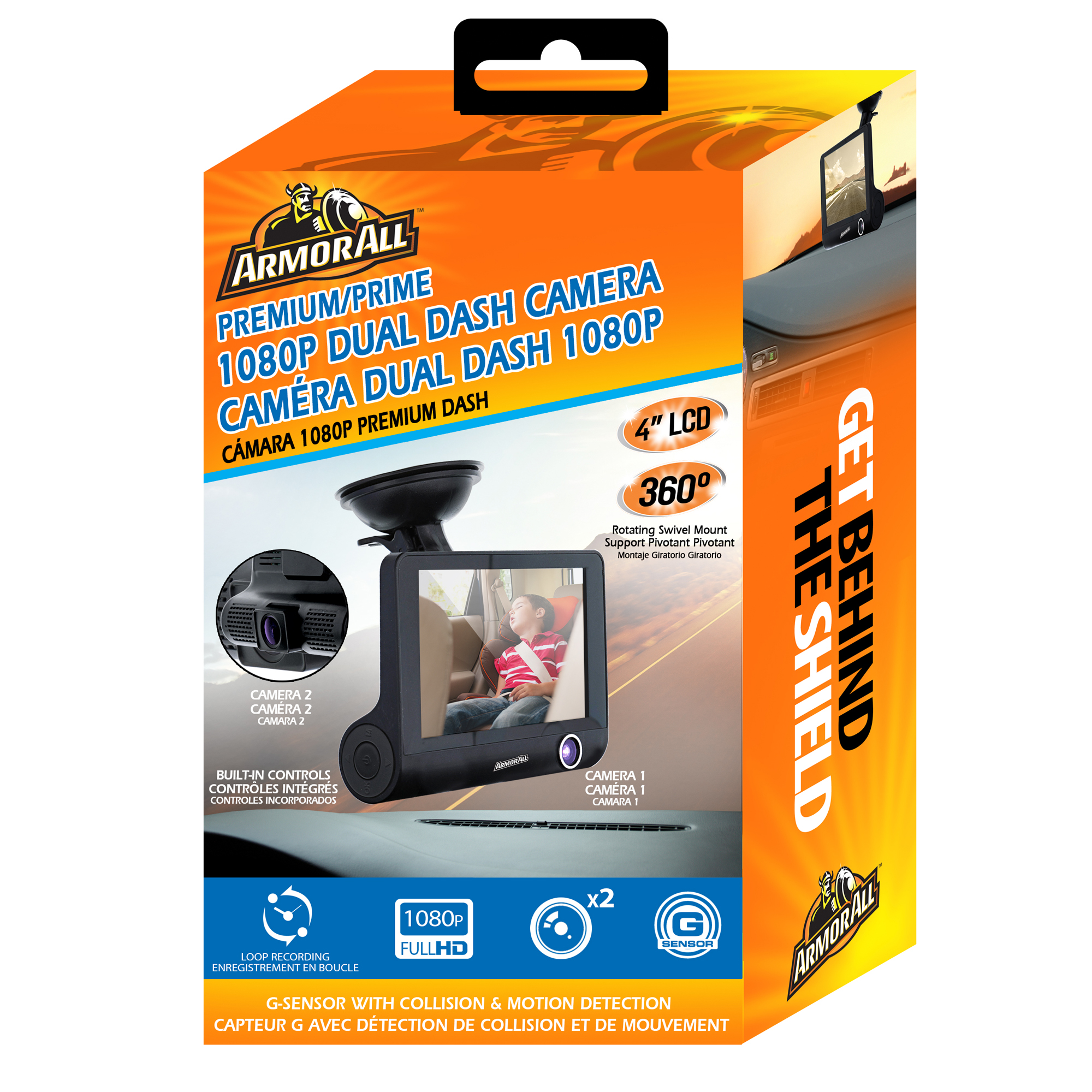 High Definition 1080p Dual Dashboard Camera - Armor All