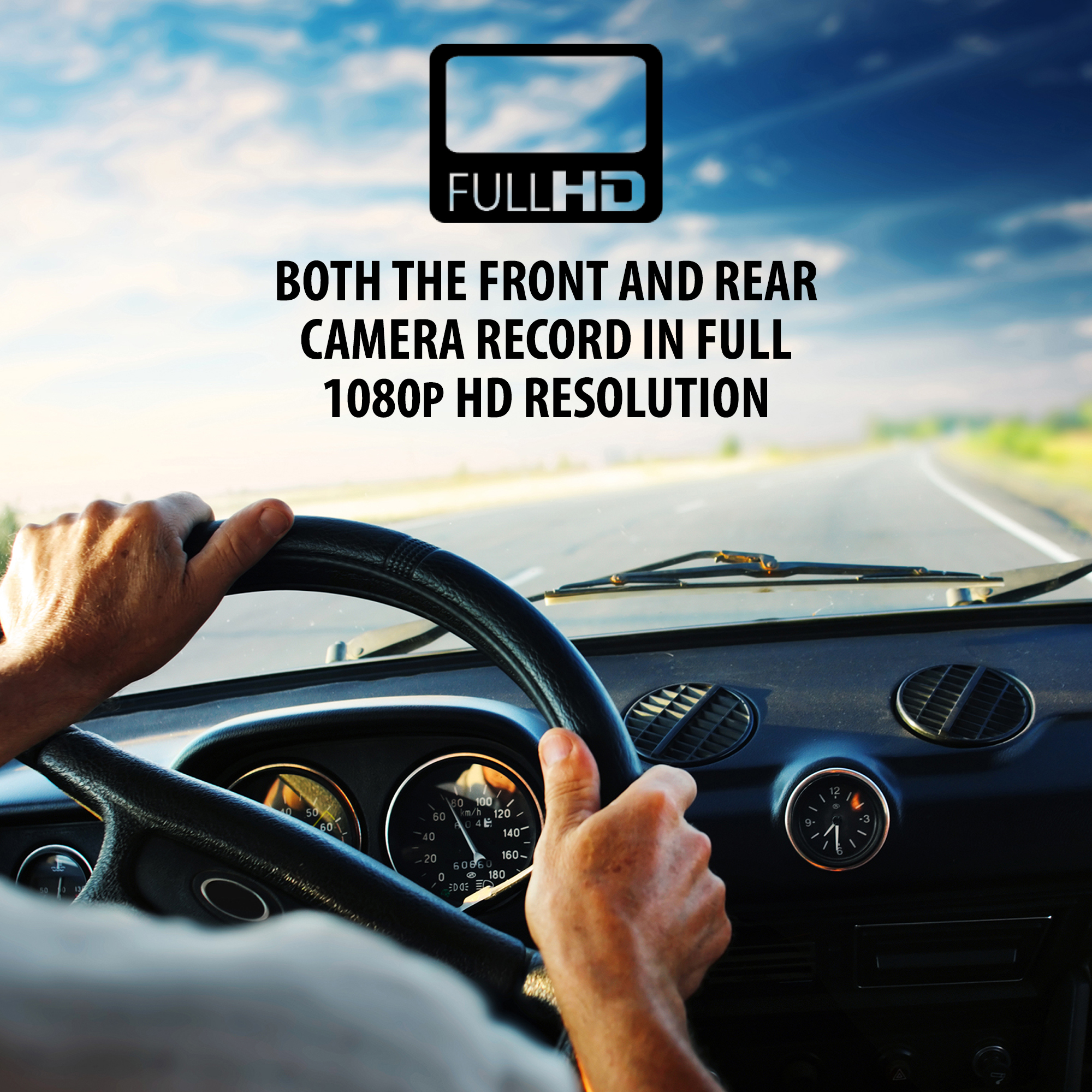 High Definition 1080p Dual Dashboard Camera - Armor All